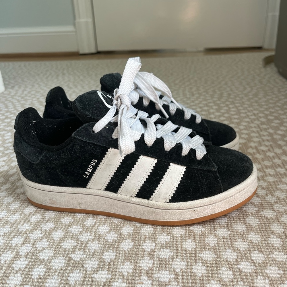 Adidas Black and White Sneakers Classic Design